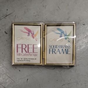 Vintage Double Picture Frame in Gold